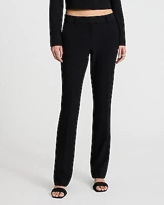 Express Women's Editor Studio Stretch Twill Mid Rise Bootcut Pants