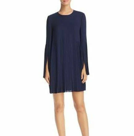 Elizabeth and James Women's Violetta Pleated Georgette Mini Dress