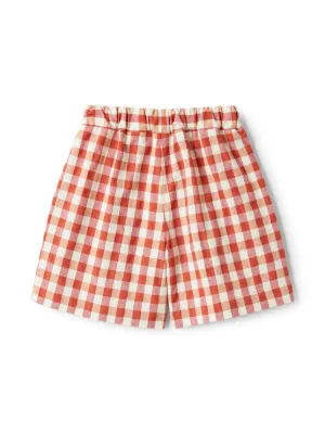 Gingham-check Shorts