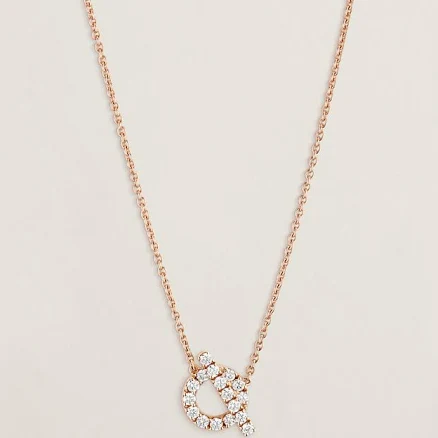 Hermès Finesse Rose Gold Pendant