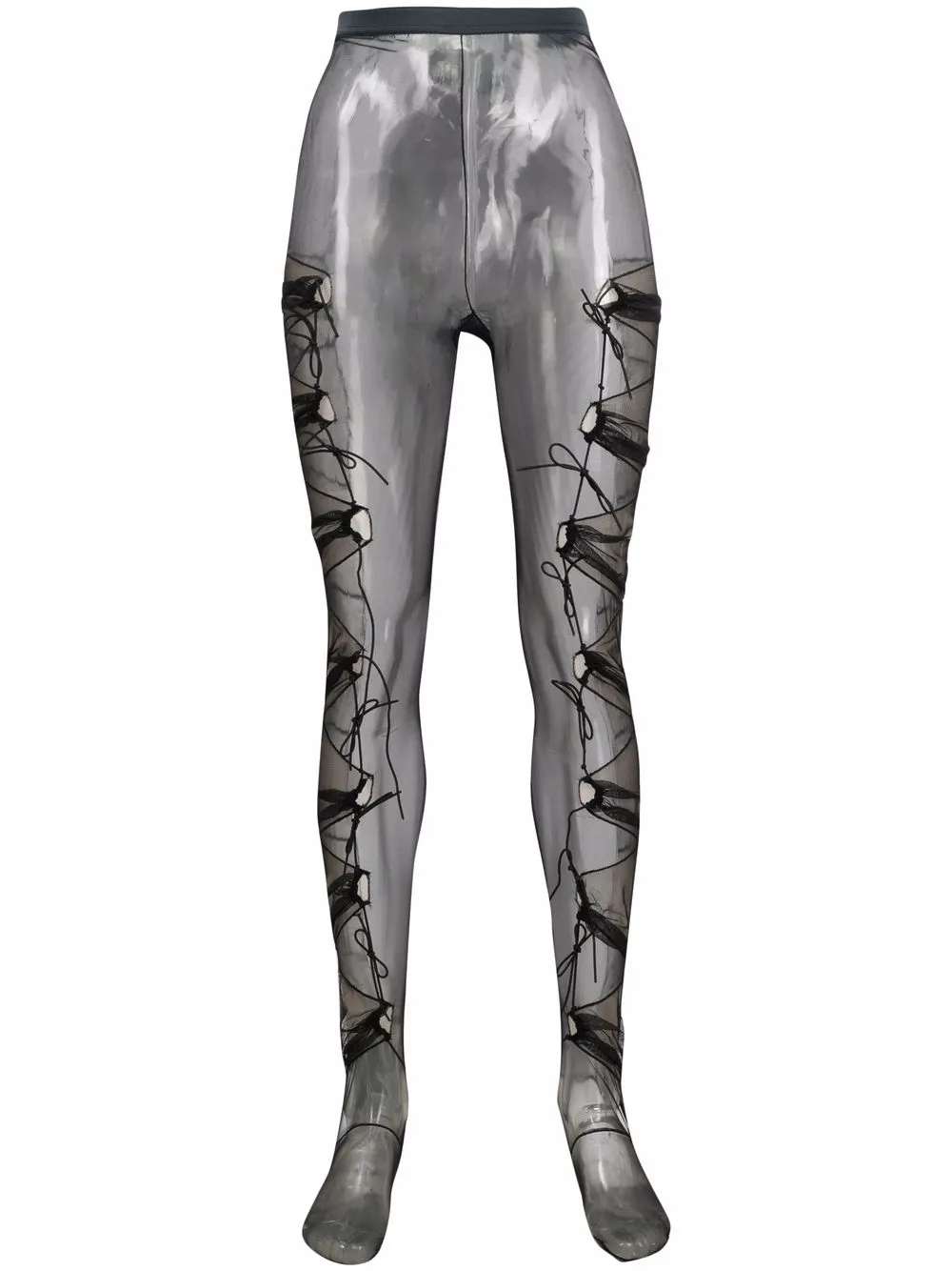 Tied Mesh Tights