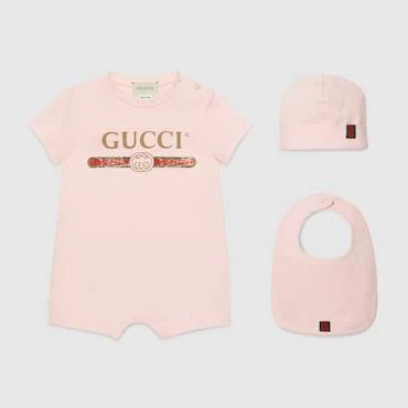 Gucci Baby Girls Cotton Gift Set