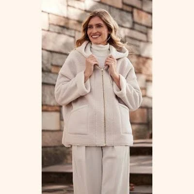 Weathercast Women's Reversible Faux Shearling Jacket