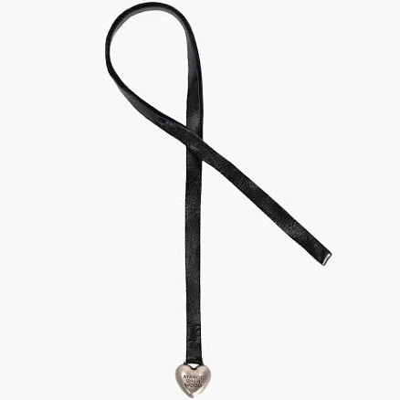 MARGESHERWOOD [MARGESHERWOOD] HEART CHARM BAG ACCESSORIES [BLACK] by W Concept