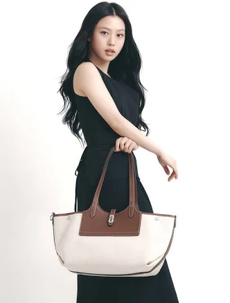 vunque Festone Pila Shopper Bag L BROWN