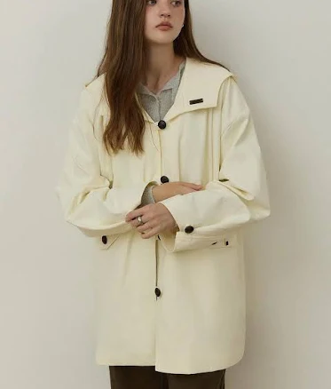 W Concept Overfit Duffle Line Trench Coat