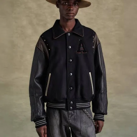 ADSB ANDERSSON BELL Wool & Leather Varsity Jacket