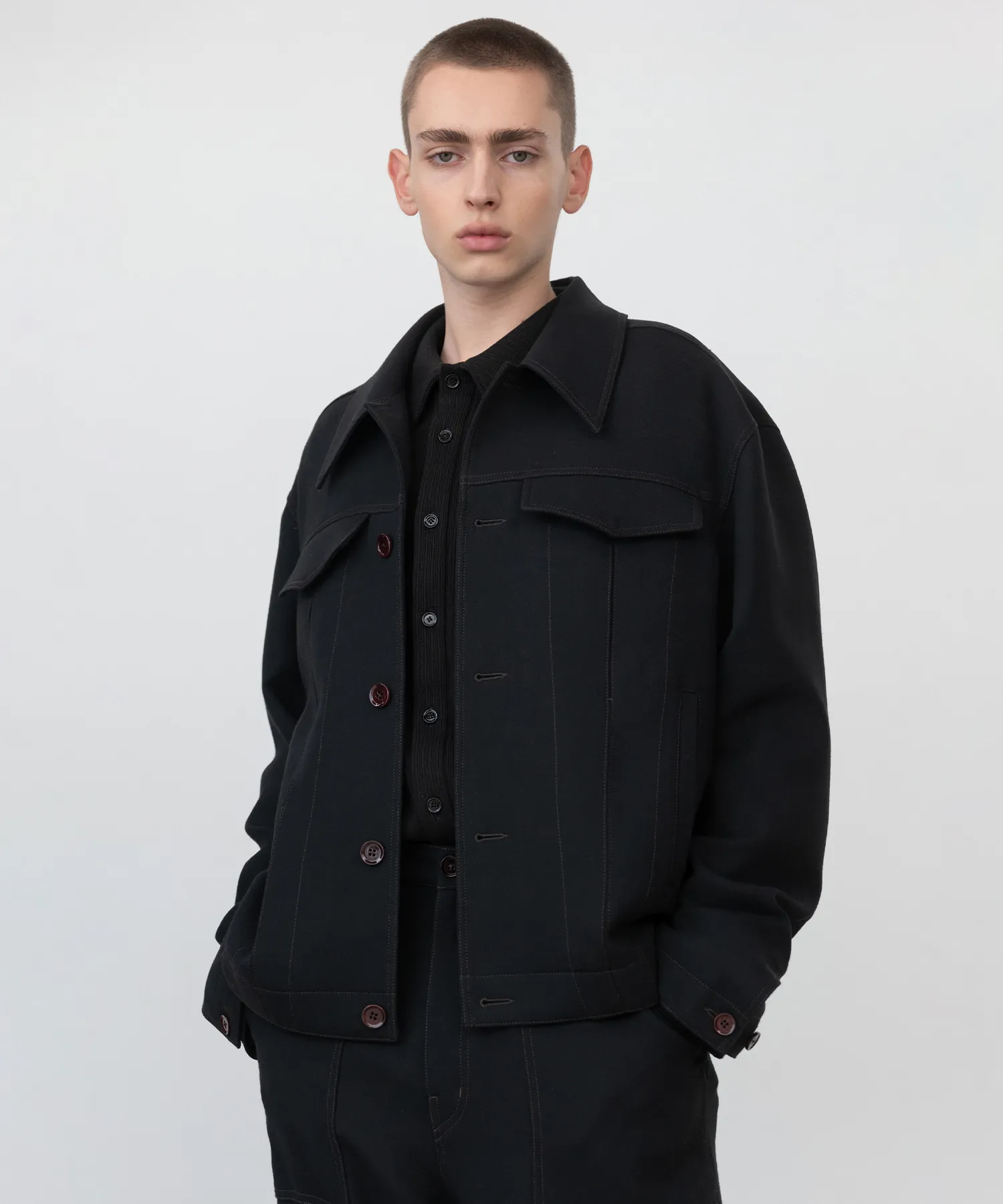 Wool Double Cloth Jacket