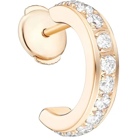 Piaget Women's Possession 18K Rose Gold Diamond Huggie Earrings