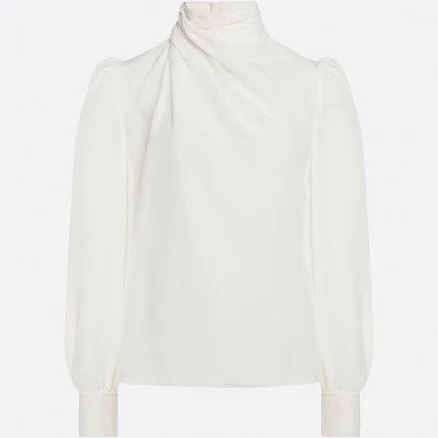 Alessandra Rich High-neck Blouse