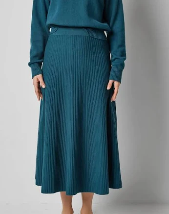 Flared Knit Skirt