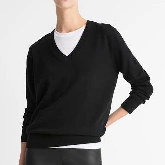 Vince Women's Weekend V Neck Cashmere Sweater