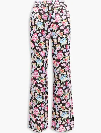 GANNI Women's Satin Pajama Pants
