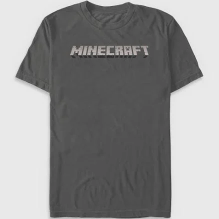 Minecraft Minecraft Logo Black Garment Dye T-Shirt