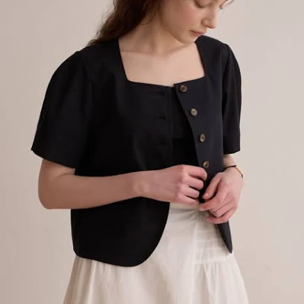 BEMUSE MANSION Volume Half Sleeve Jacket