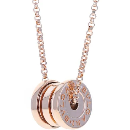 Bvlgari Women's B.Zero1 18K Rose Gold Mini Spiral Pendant Necklace