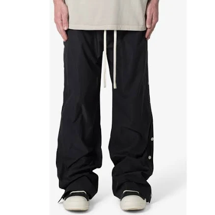 mnml Men's Oversize Nylon Pants with Side Snap