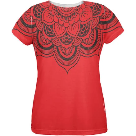 Old Glory Women's Mandala Flower T-Shirt