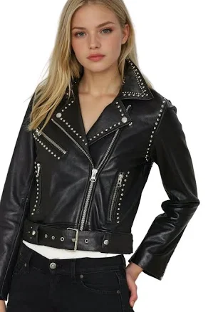 Studded Moto Jacket