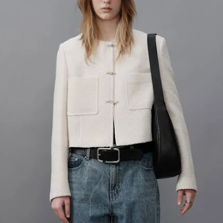 RAIVE Tweed Jacket with Pockets
