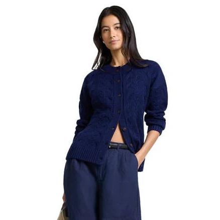 Onia Women's Fitted Cable-Knit Cardigan