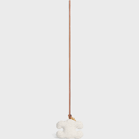 Triomphe Pom-Pom Keyring in Cotton Crochet with Gold Finishing