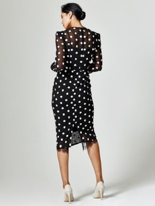 Dot Seethrough One-piece