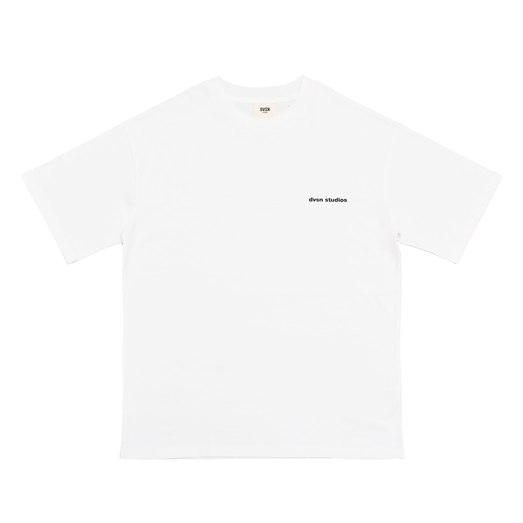 DVSN STUDIOS OVERSIZED SMALL LOGO _ WHITE