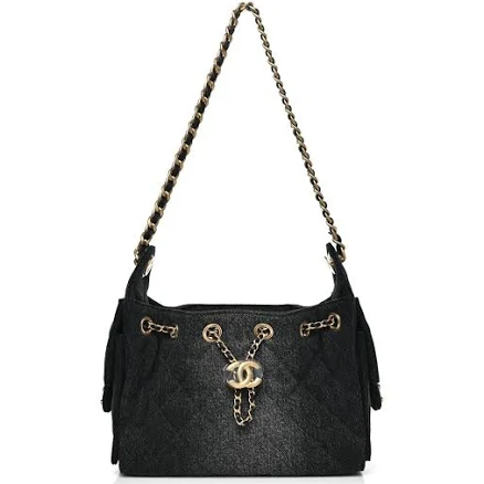 CHANEL 25 Mini Caviar Shoulder Bag