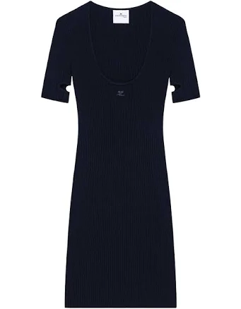 Courreges Cut-out Mini Dress - Blue
