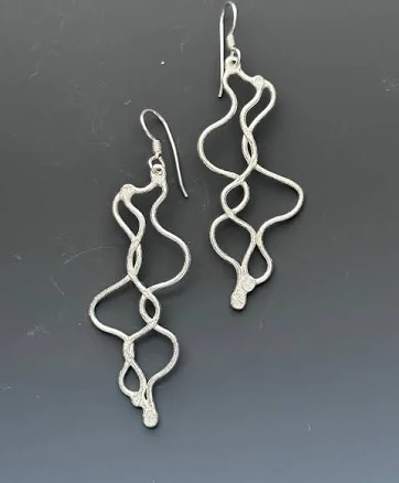 Sound Wave Abstract Earrings