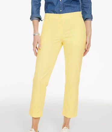 Women's Talbots Heritage Twill Perfect Crops Pants