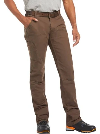 Ariat Rebar M4 Made Tough Relaxed DuraStretch Double-Front Straight-Leg Pants for Men - Wren