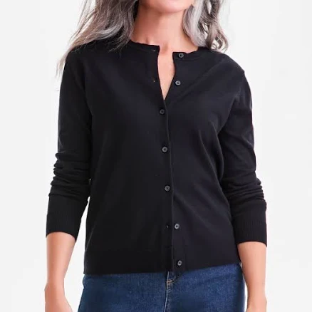 Style & Co. Women's Button-Down Long-Sleeve Cardigan