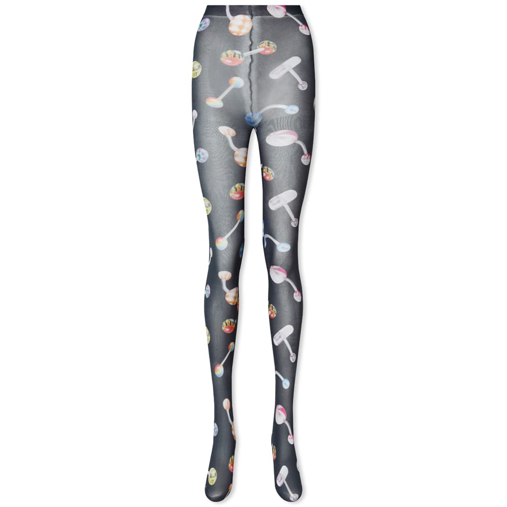 Ashley Williams All Over Pierce Printed Tights