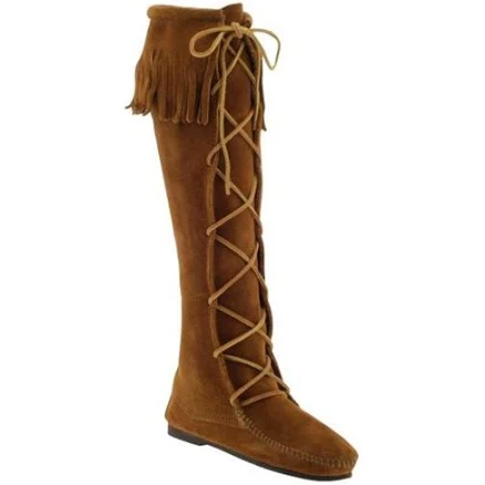 Minnetonka Women's Front Lace Knee High Boot