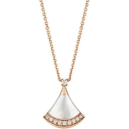 Bvlgari Divas' Dream Rose Gold Diamond and Mother-of-Pearl Necklace