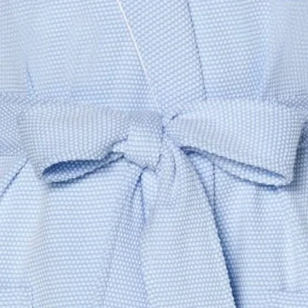 Grace Long Textured Pima Cotton Robe