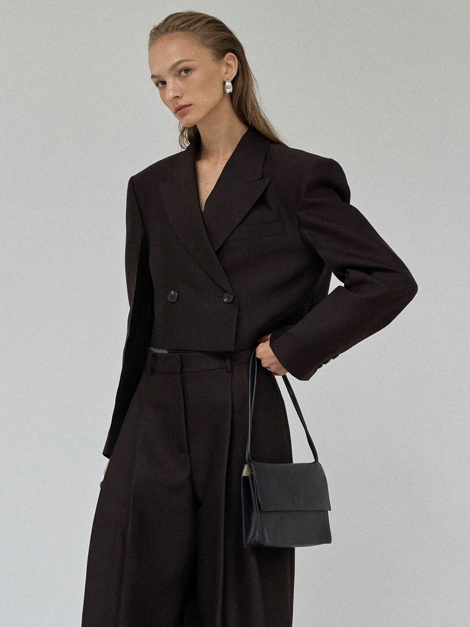 Mod Wool Silk Crop Jacket