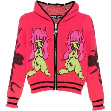 Chopova Lowena Graphic Women Cardigan - Pink