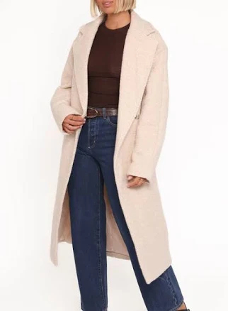 Petal & Pup Women's Goodie Shearling Long Coat