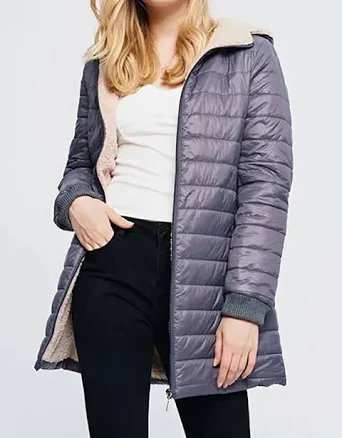UOOZEE Velvet Zipper Hooded Outerwear