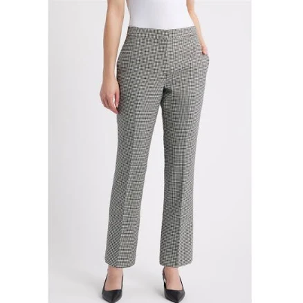 Elie Tahari Women's The Greta Wool Blend Check Pants