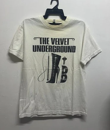 The Velvet Underground Lou Reed Boots Of Leather Band Unisex T-shirt
