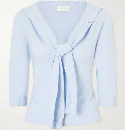 Women's Wool Tie Sweater