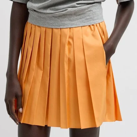 Nylon Pull On Mini Skirt