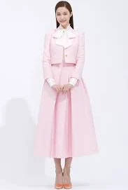 Wool Silk High Waist Volume Skirt