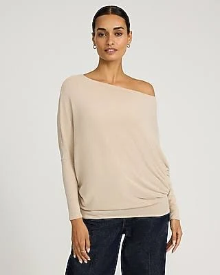 Express Women's Relaxed Crepe Convertible Dolman Sweater