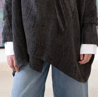 Linen Wrap Blouse