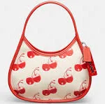 Coach Cherry Print Ergo Bag In Coachtopia Leather